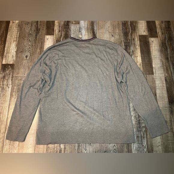 Smartwool Men’s Wool Blend Crewneck Sweater in Brown Size Large - Picture 5 of 5